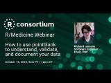 How to use pointblank to understand, validate, and document your data